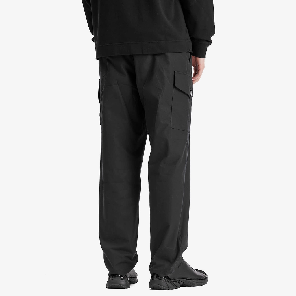Stone Island Men's Ghost Piece Weatherproof Canvas Cargo Pants Black